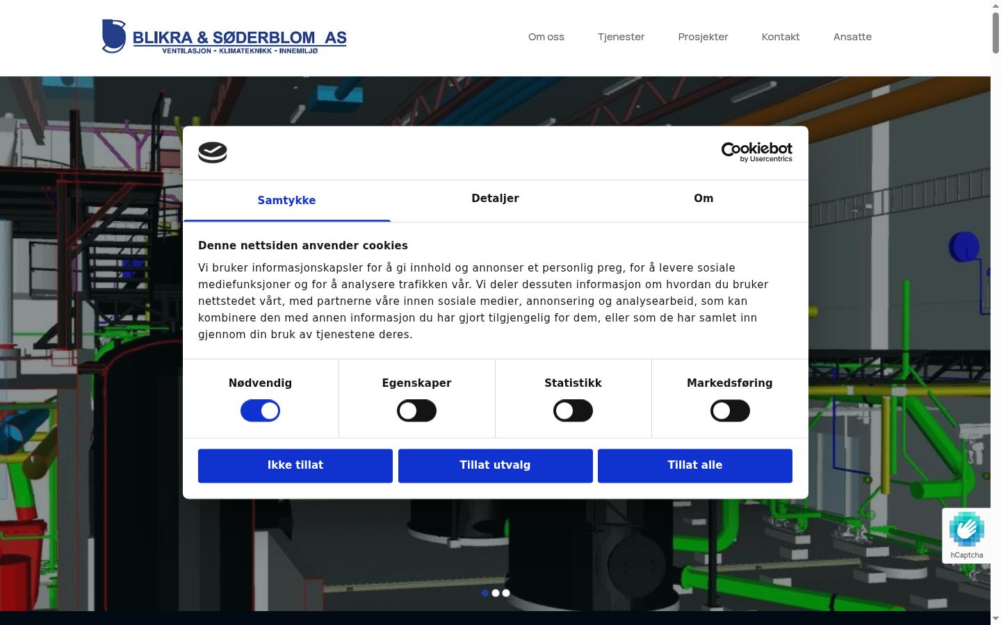 Screenshot tal-banner tal-kunsens muri qabel kwalunkwe interazzjoni