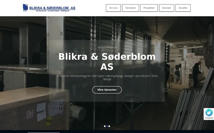 Screenshot of blik-blom.no