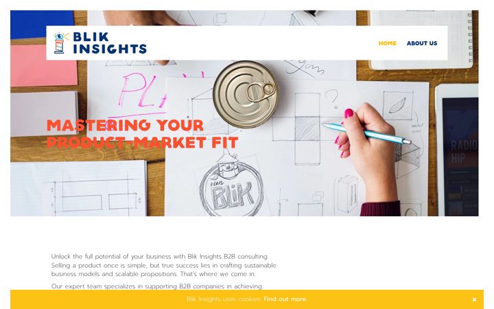 Screenshot of blikinsights.nl