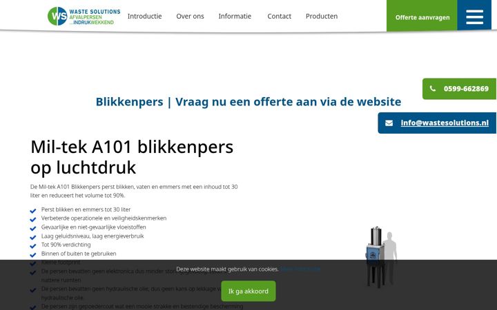Screenshot of blikkenpers.com