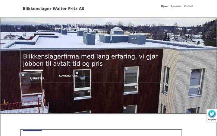 Screenshot of blikkenslagerfritz.no