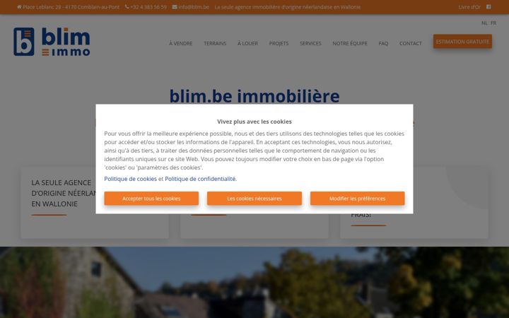 Screenshot of blim.be