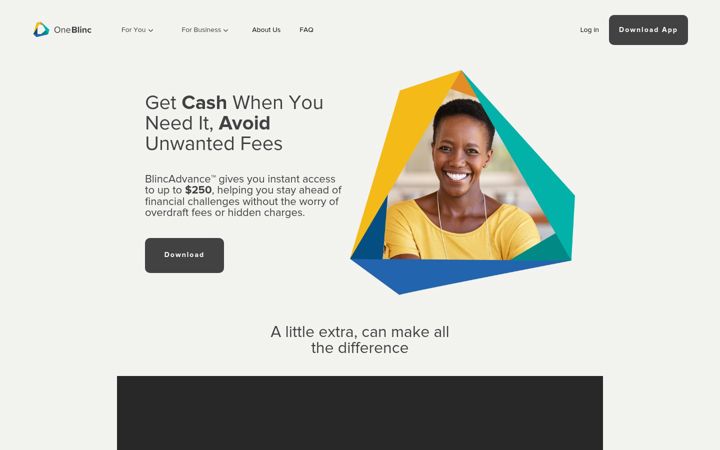 Screenshot of blincadvance.com