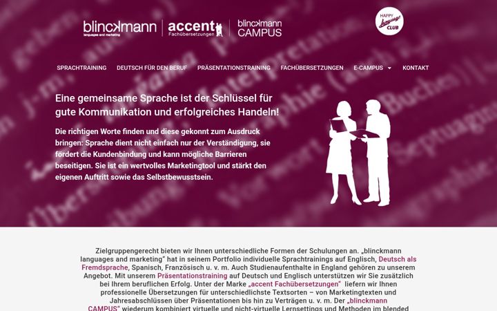 Screenshot of blinckmann-online.de
