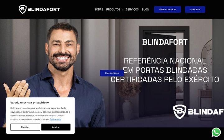 Ekrano kopija blindafort.com.br