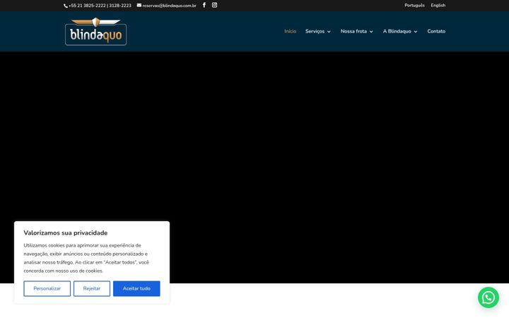 Ekrano kopija blindaquo.com.br