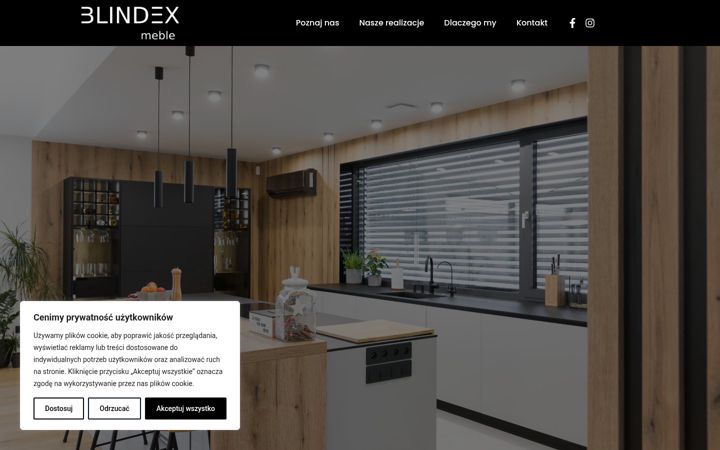 Screenshot of blindexmeble.pl