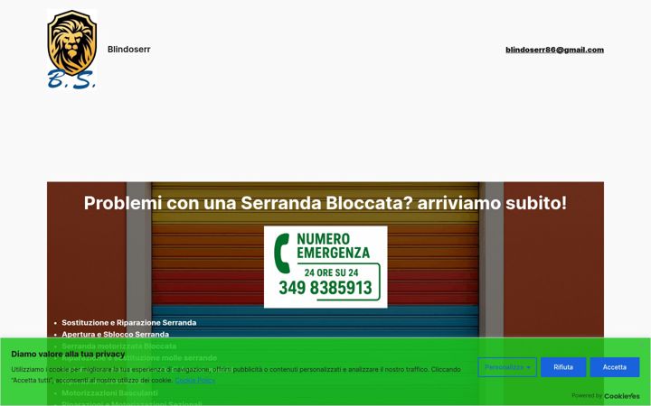 Screenshot of blindoserr.com