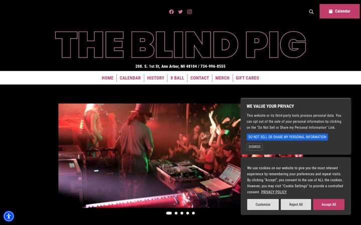 Képernyőkép: blindpigmusic.com