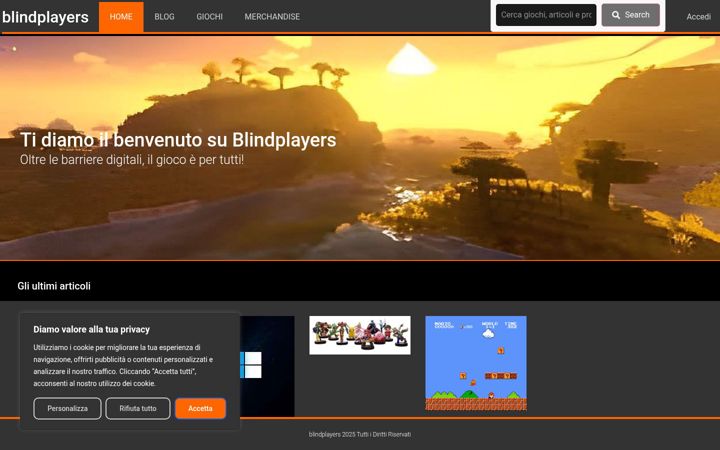 Képernyőkép: blindplayers.com