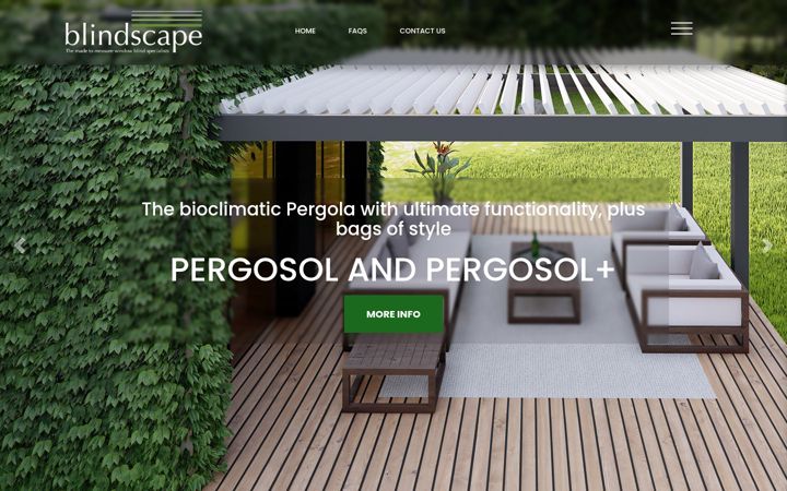 Screenshot di blindscapeawnings.co.uk