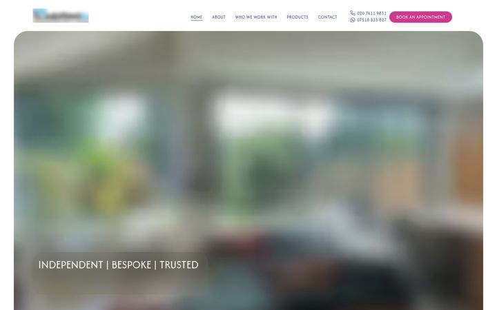 Screenshot of blindsfitted4u.co.uk