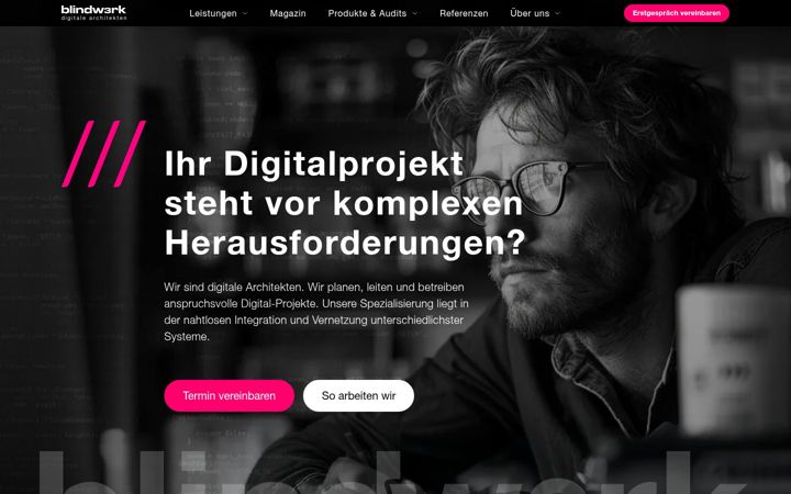 Screenshot of blindwerk.de