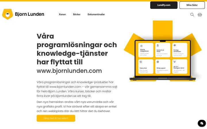 Screenshot of blinfo.se