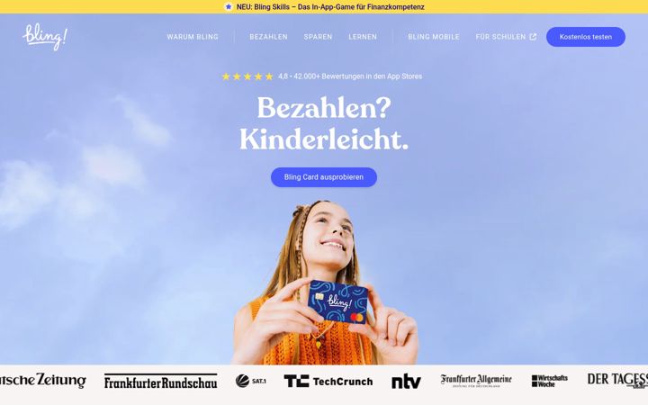 Screenshot ta' bling.de