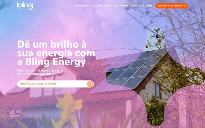 Snímek obrazovky blingenergy.pt