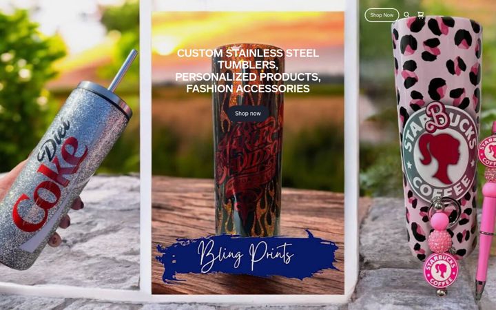 Screenshot of blingprintsstore.com