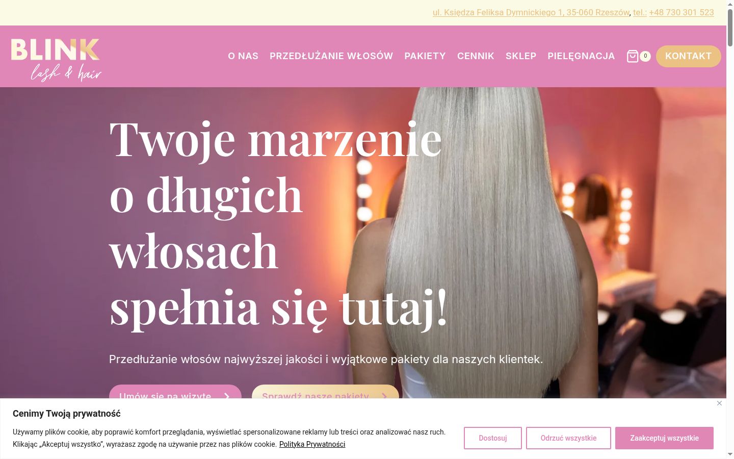 Képernyőkép a bármilyen interakció előtt megjelenő hozzájárulási bannerről