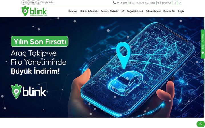 Screenshot of blink.com.tr
