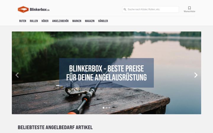 Screenshot of blinkerbox.de