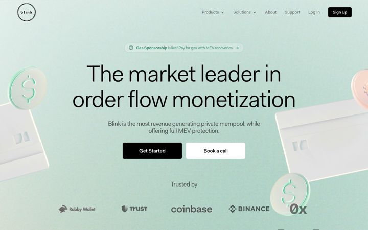 Screenshot of blinklabs.xyz