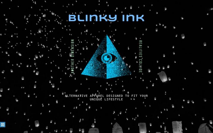 Screenshot of blinkyink.com