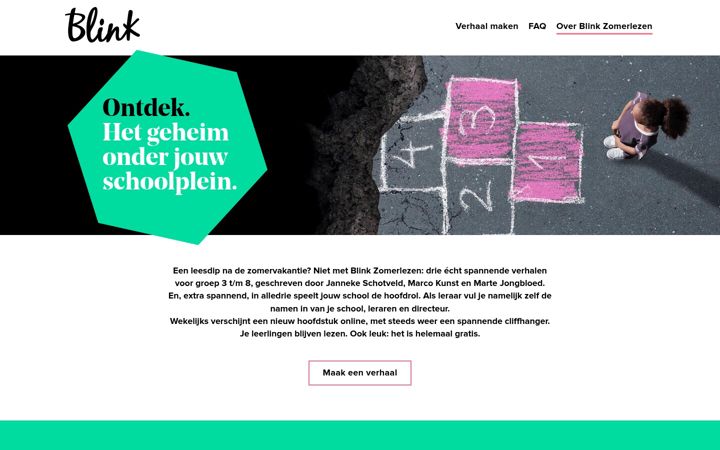 Screenshot of blinkzomerlezen.nl
