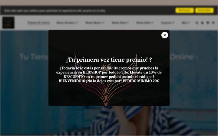 Zrzut ekranu blioshop.com