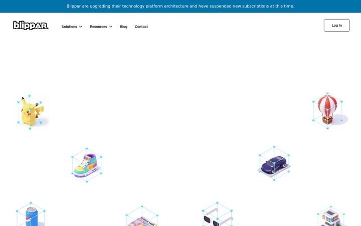 Screenshot of blippar.com