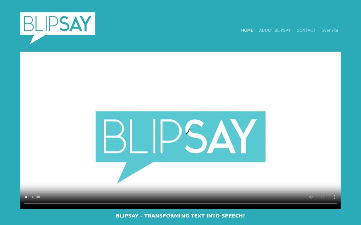 Screenshot of blipsay.com