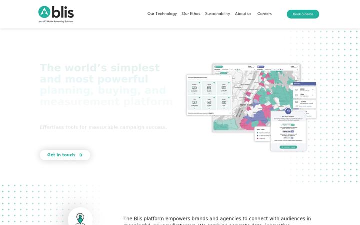 Screenshot of blis.com