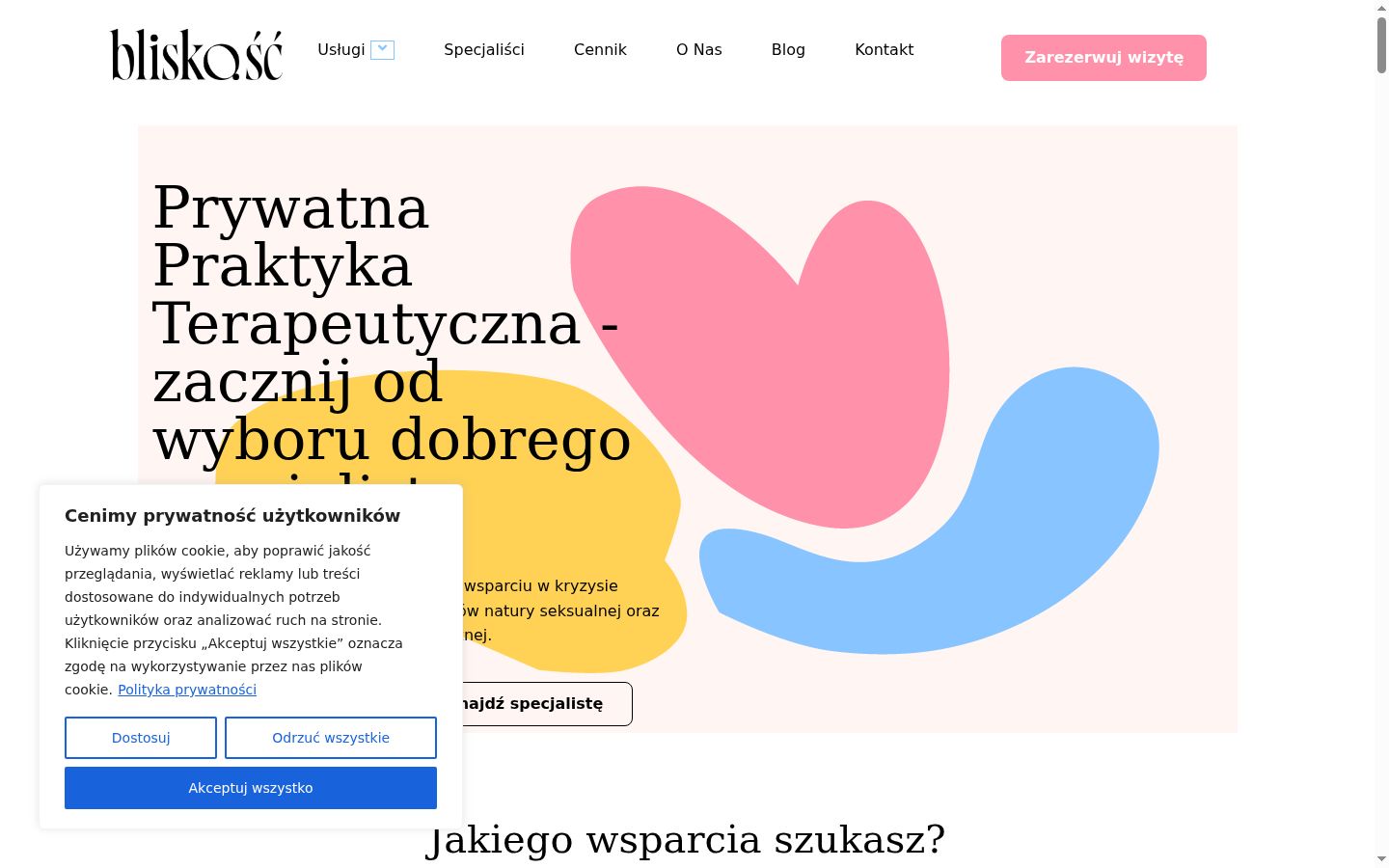 Snimka zaslona bannera za privolu prikazanog prije bilo kakve interakcije