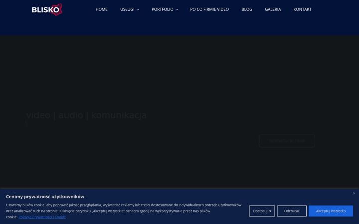 Screenshot του bliskostudio.pl