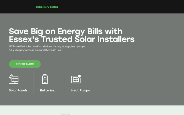 Screenshot of bliss-ecoenergy.com