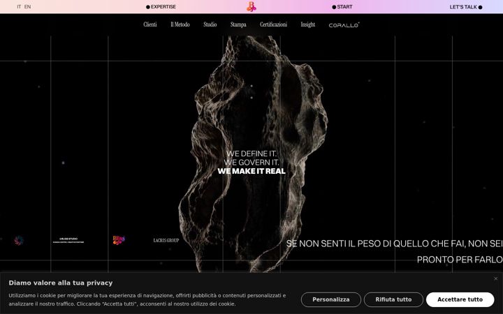 Screenshot of blissagency.it
