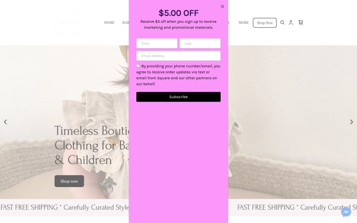 Screenshot of blissfulfindstx.com