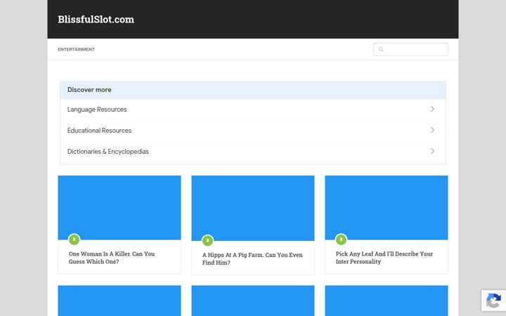 Screenshot of blissfulslot.com