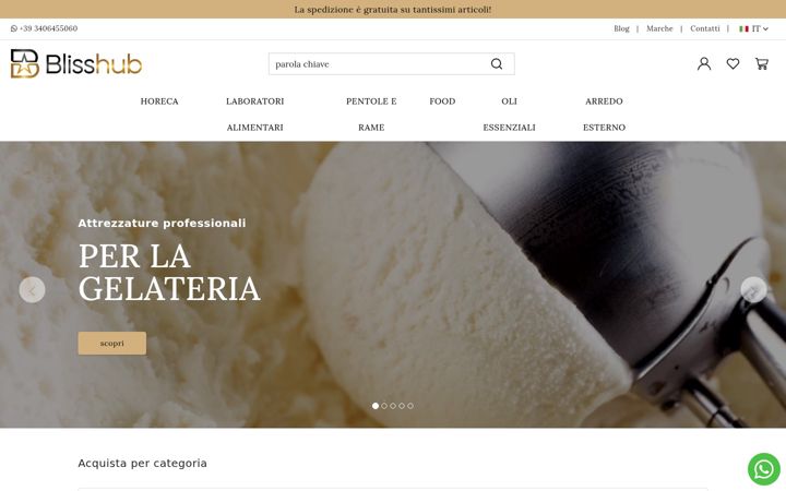 Screenshot of blisshub.it