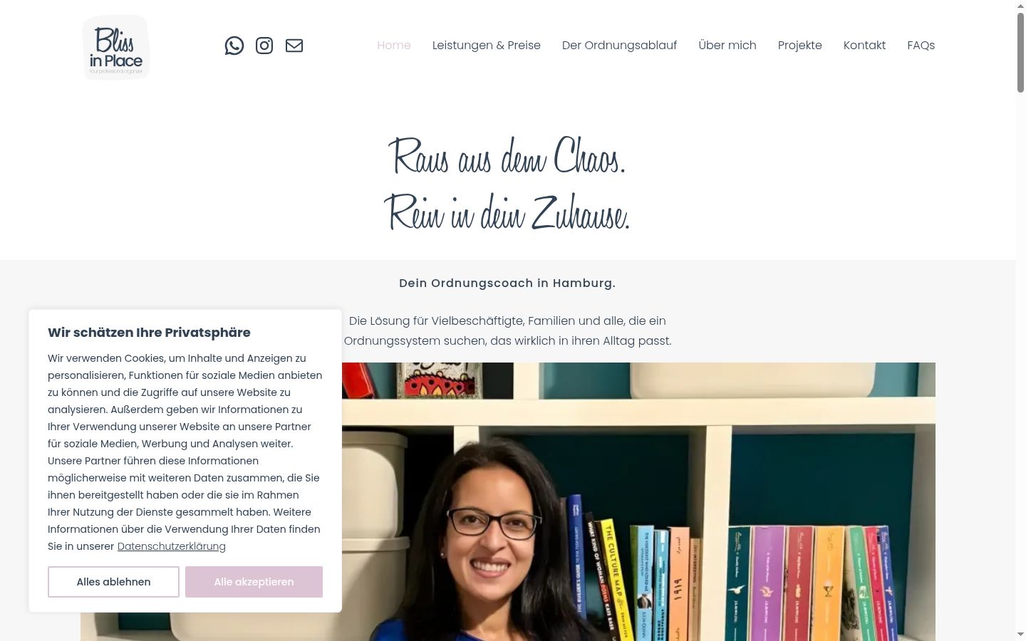 Screenshot tal-banner tal-kunsens muri qabel kwalunkwe interazzjoni