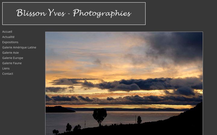 Screenshot of blissonyves-photographies.fr