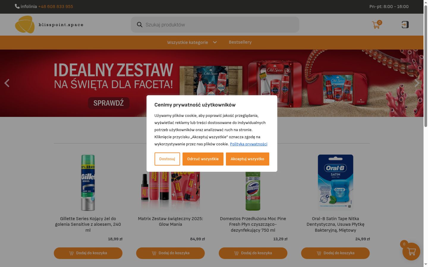 Screenshot tal-banner tal-kunsens muri qabel kwalunkwe interazzjoni
