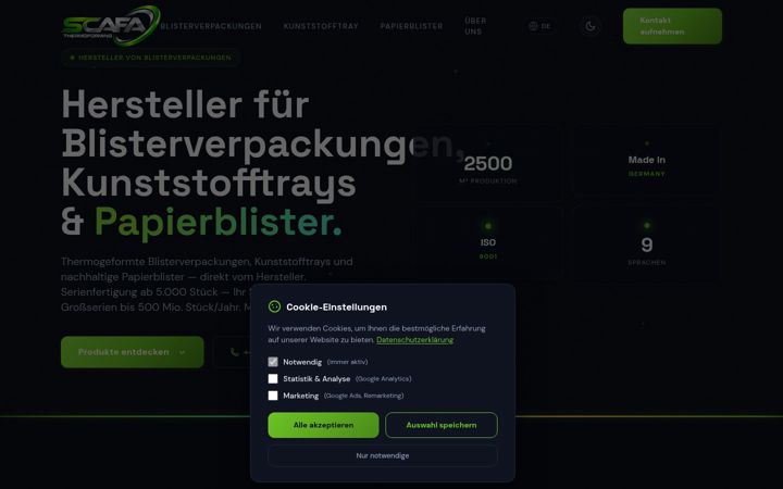 Screenshot of blisterverpackung.de