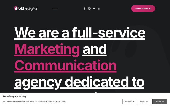 Screenshot of blithedigital.com