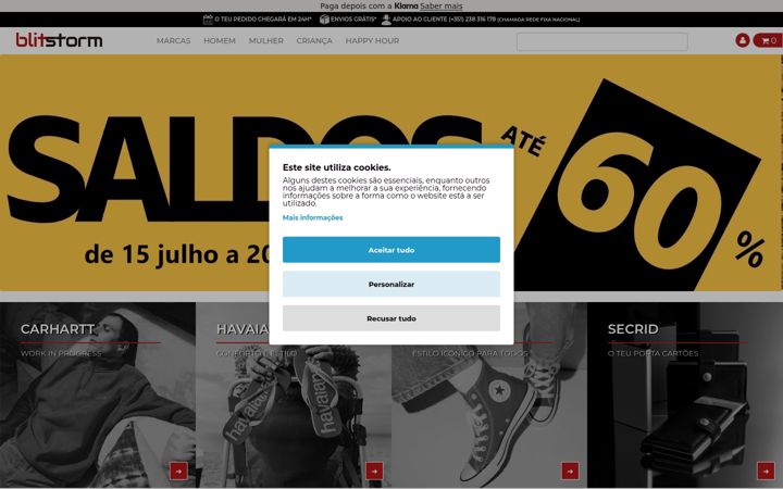 Screenshot of blitstorm.com