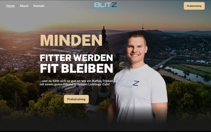 Captură de ecran a blitz-fitness.de