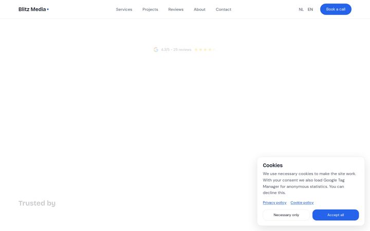 Captură de ecran a blitz-media.io
