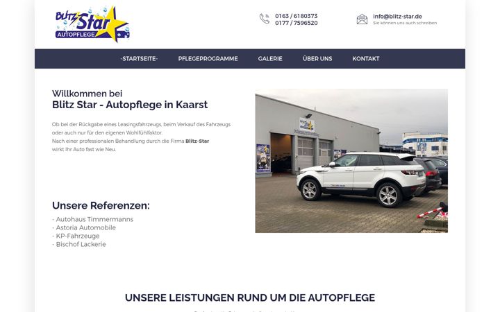 Screenshot of blitz-star.de