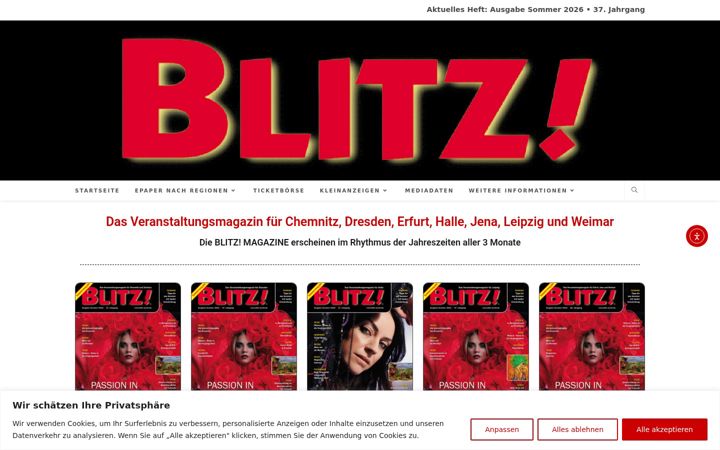 Screenshot of blitz-world.de