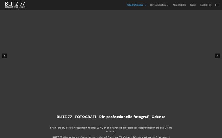 Screenshot of blitz77.dk