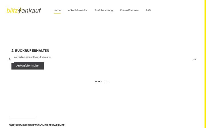 Screenshot of blitzankauf.de
